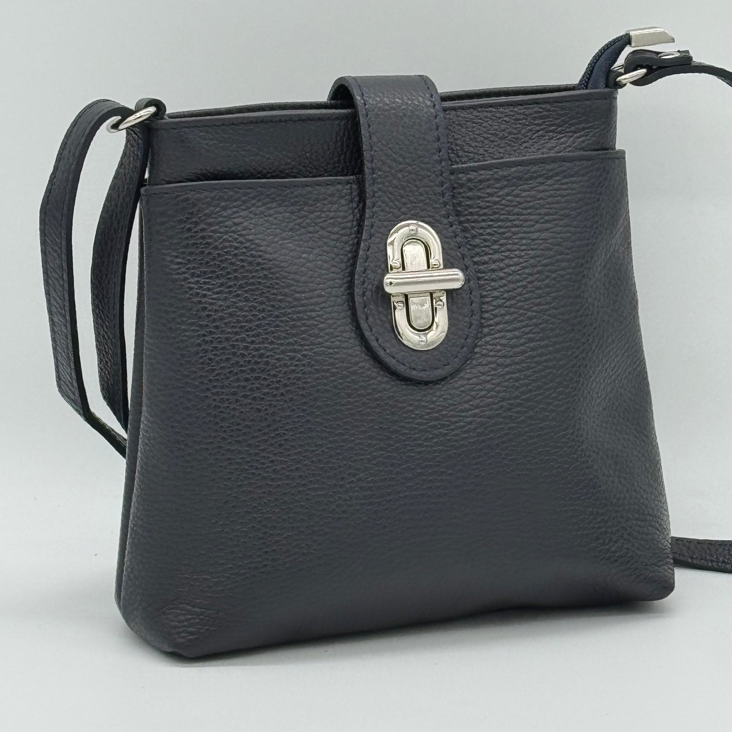 Leather Small Messenger Crossbody Bag