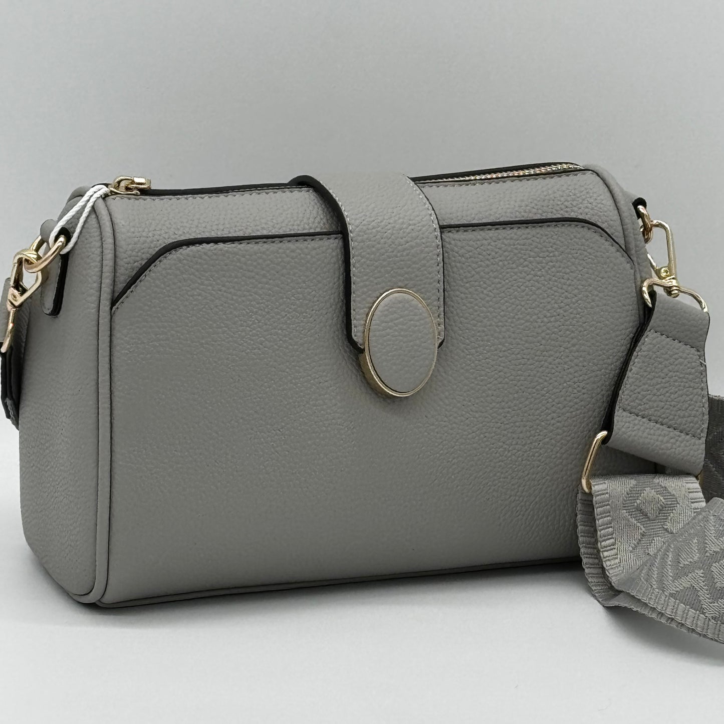 Faux Leather Crossbody Bag