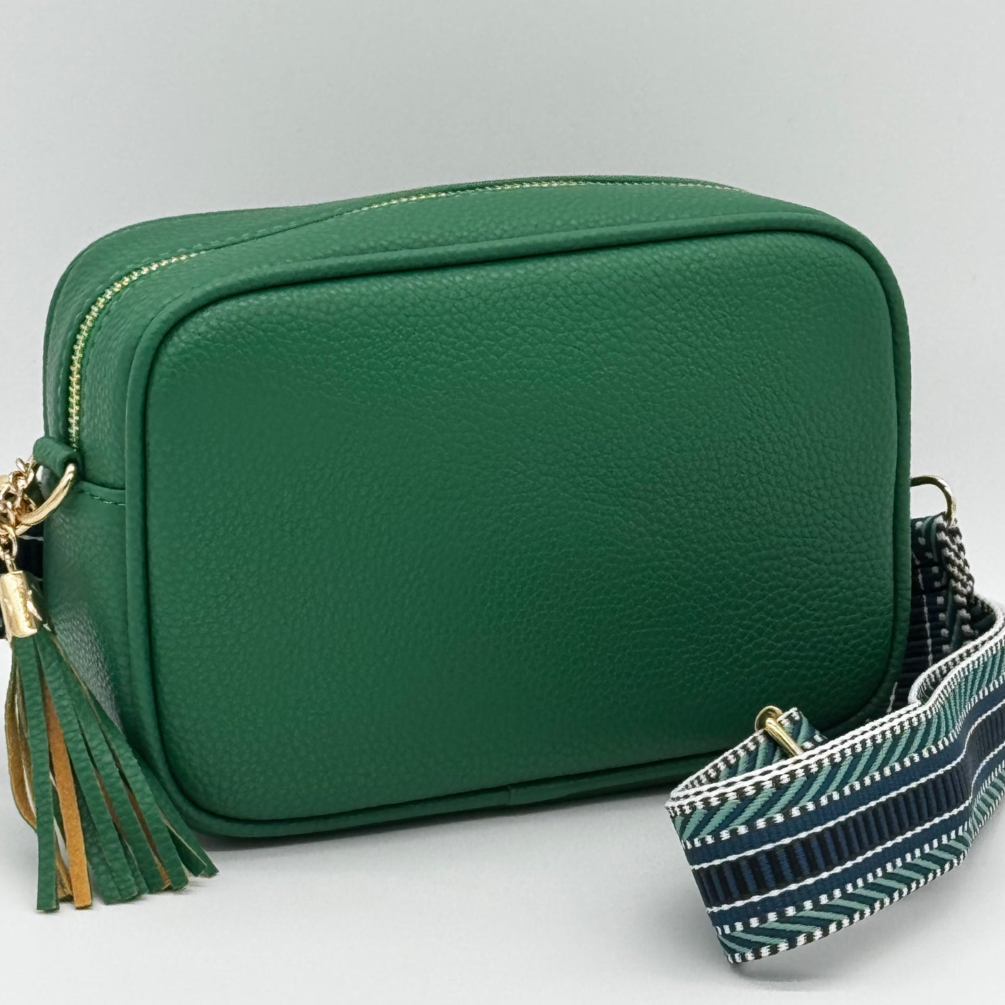 Faux Leather Crossbody Bag