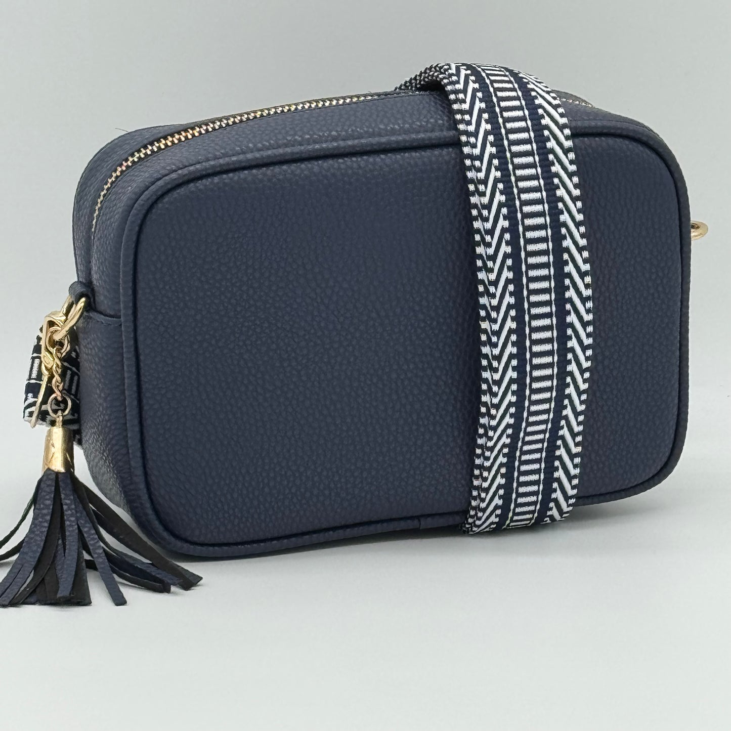 Faux Leather Crossbody Bag