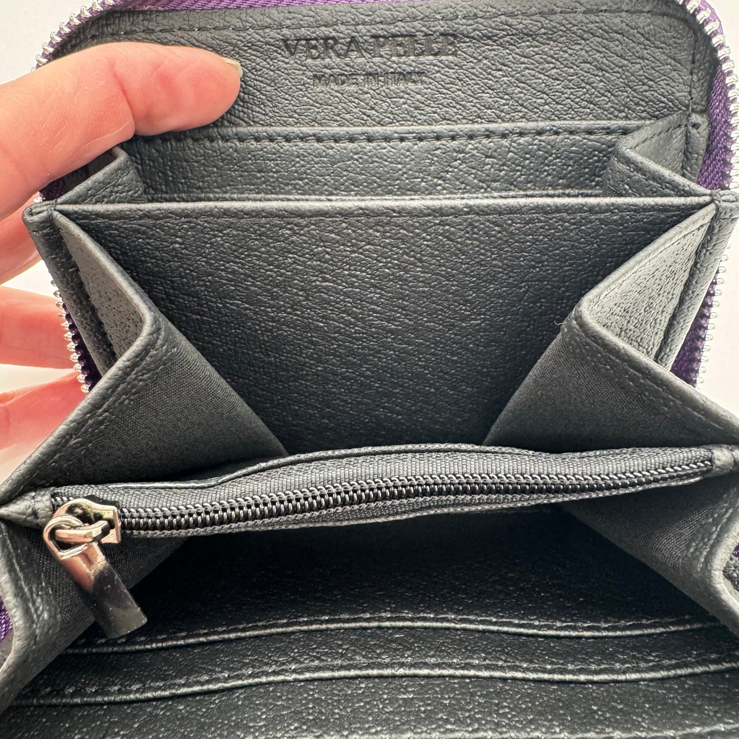 Leather Zipped Small Purse