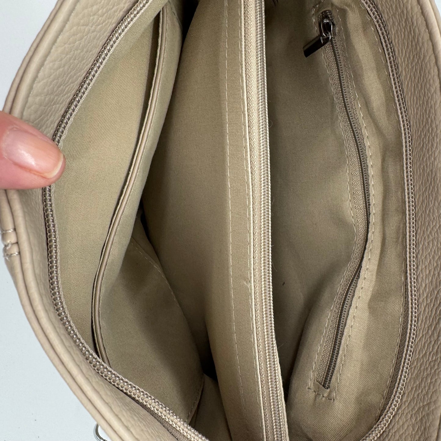Faux Leather Knot Crossbody Bag