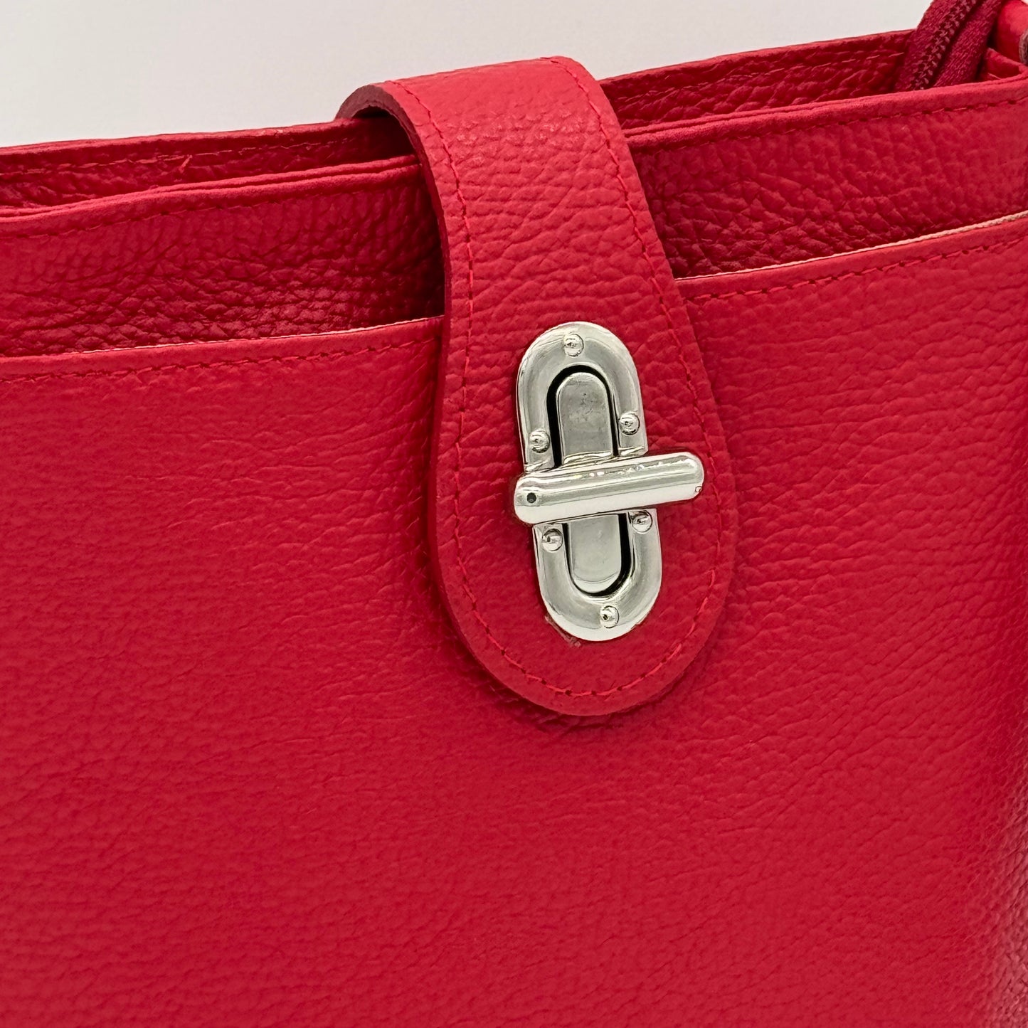 Leather Small Messenger Crossbody Bag