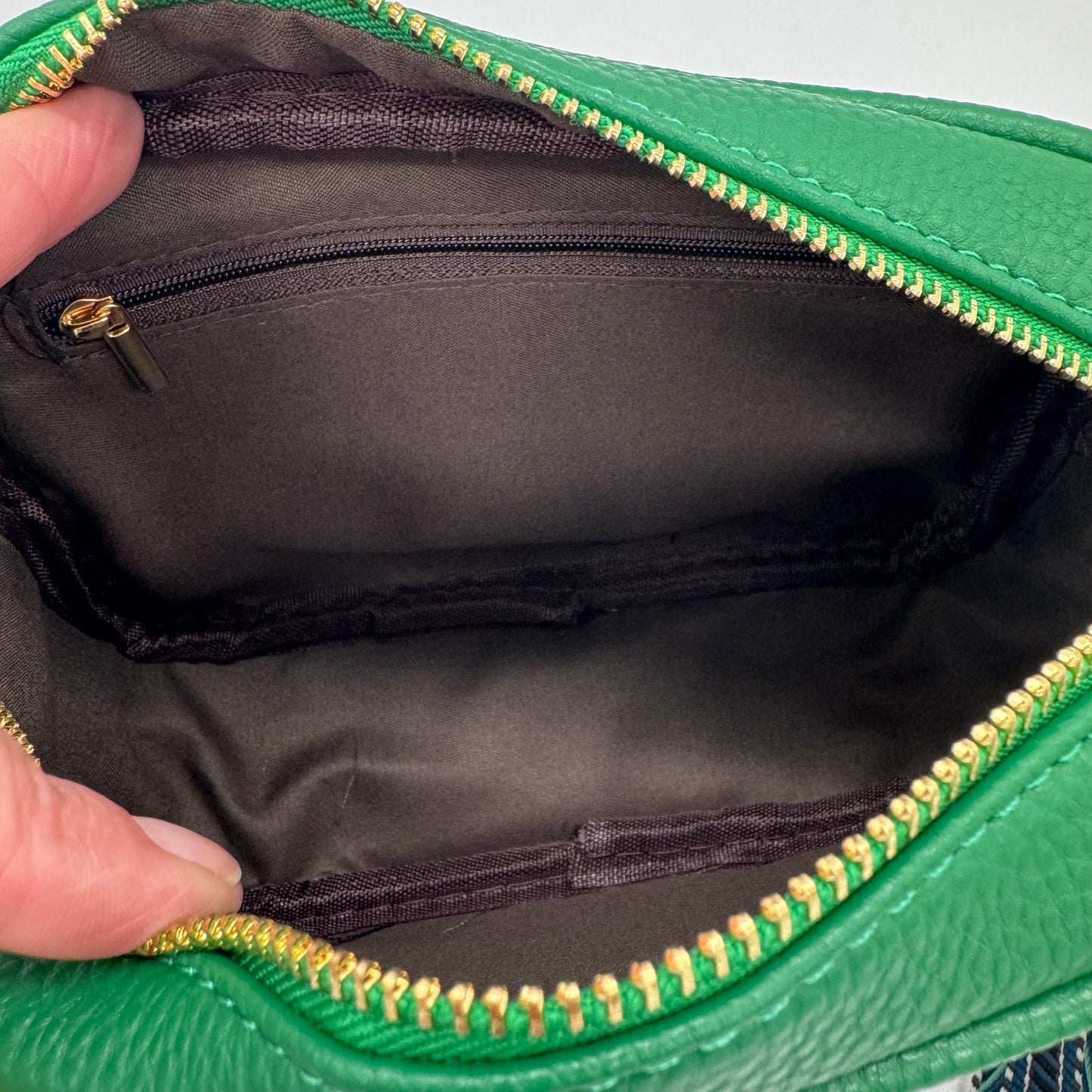 Faux Leather Crossbody Bag