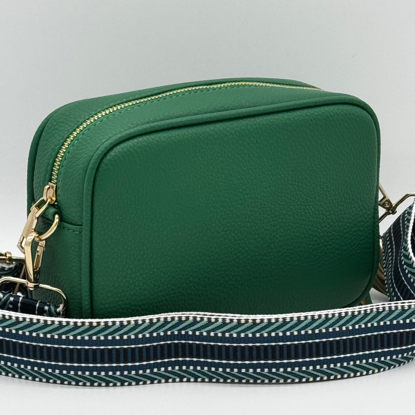 Faux Leather Crossbody Bag