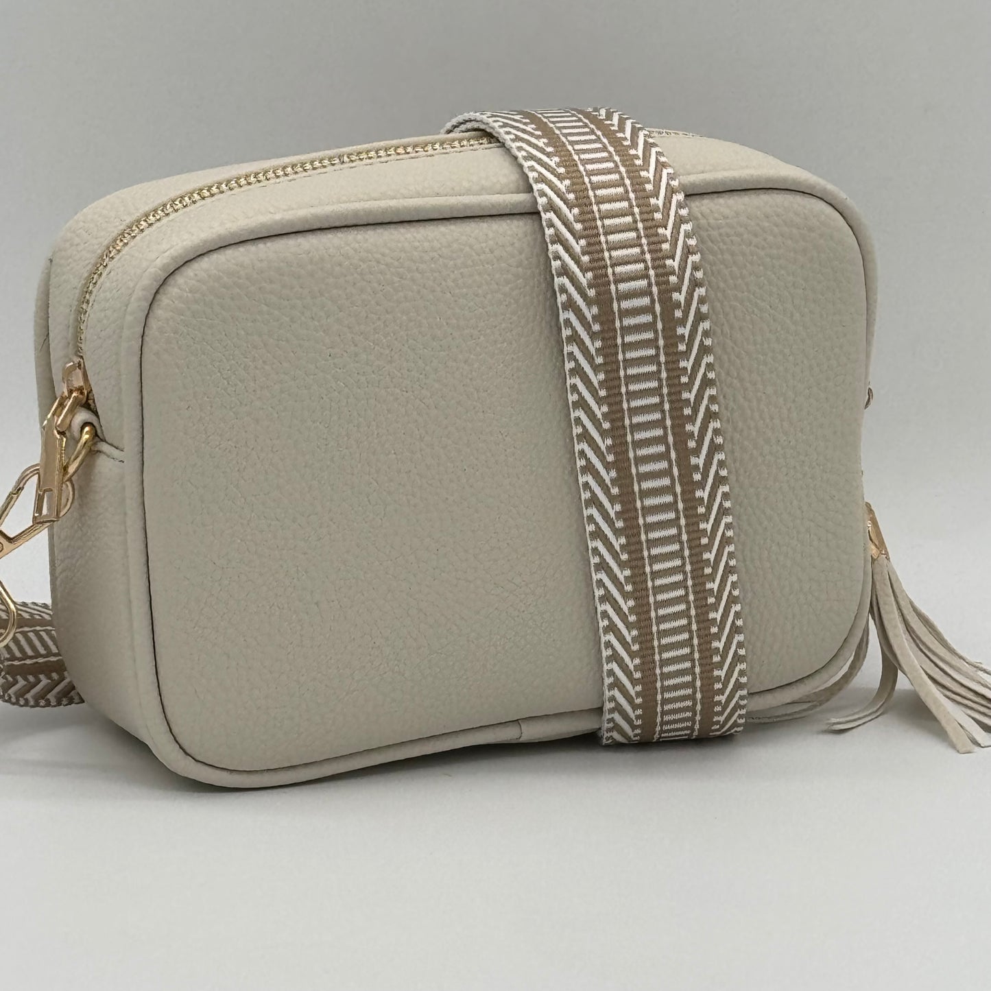 Faux Leather Crossbody Bag