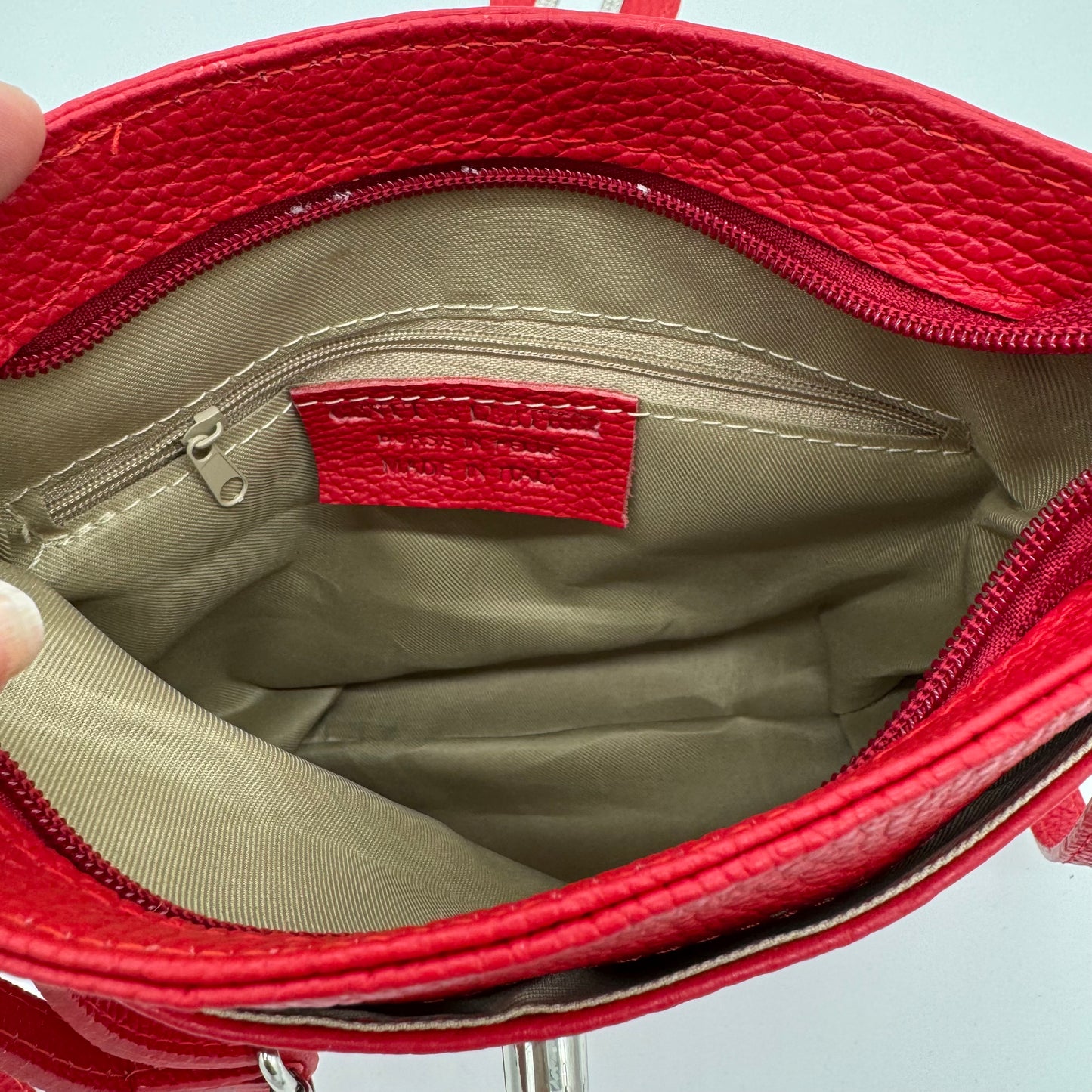 Leather Small Messenger Crossbody Bag