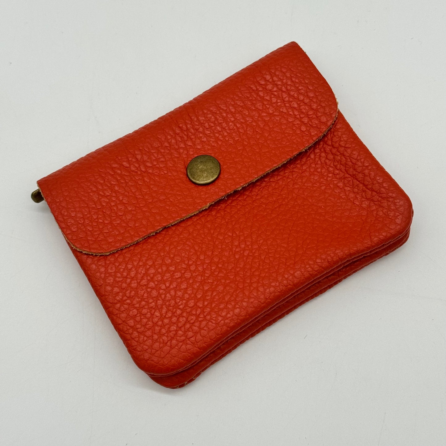 Leather Mini Popper Purse