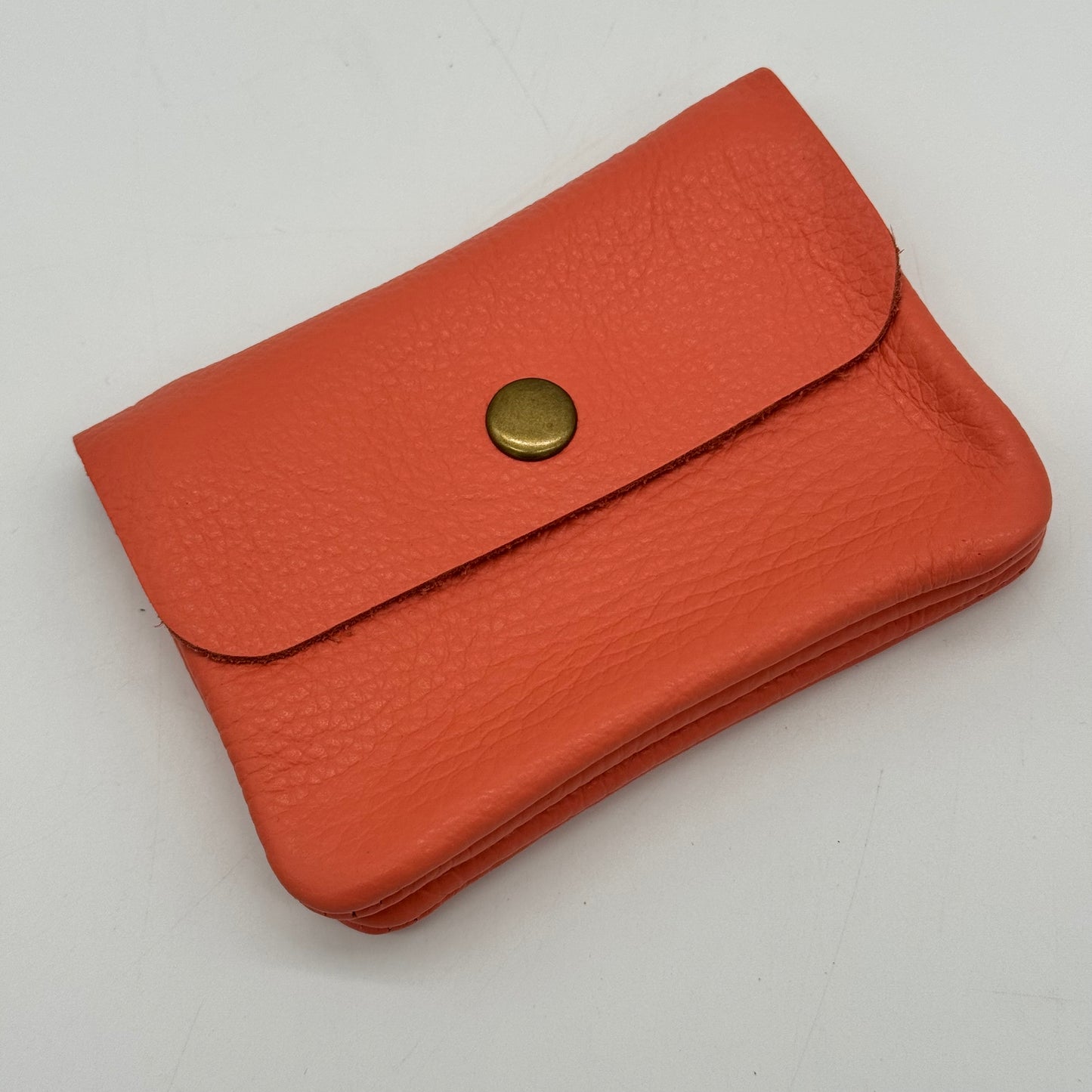 Leather Mini Popper Purse