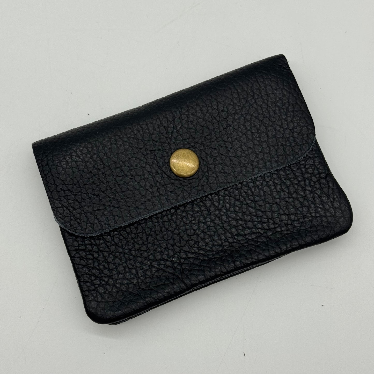 Leather Mini Popper Purse