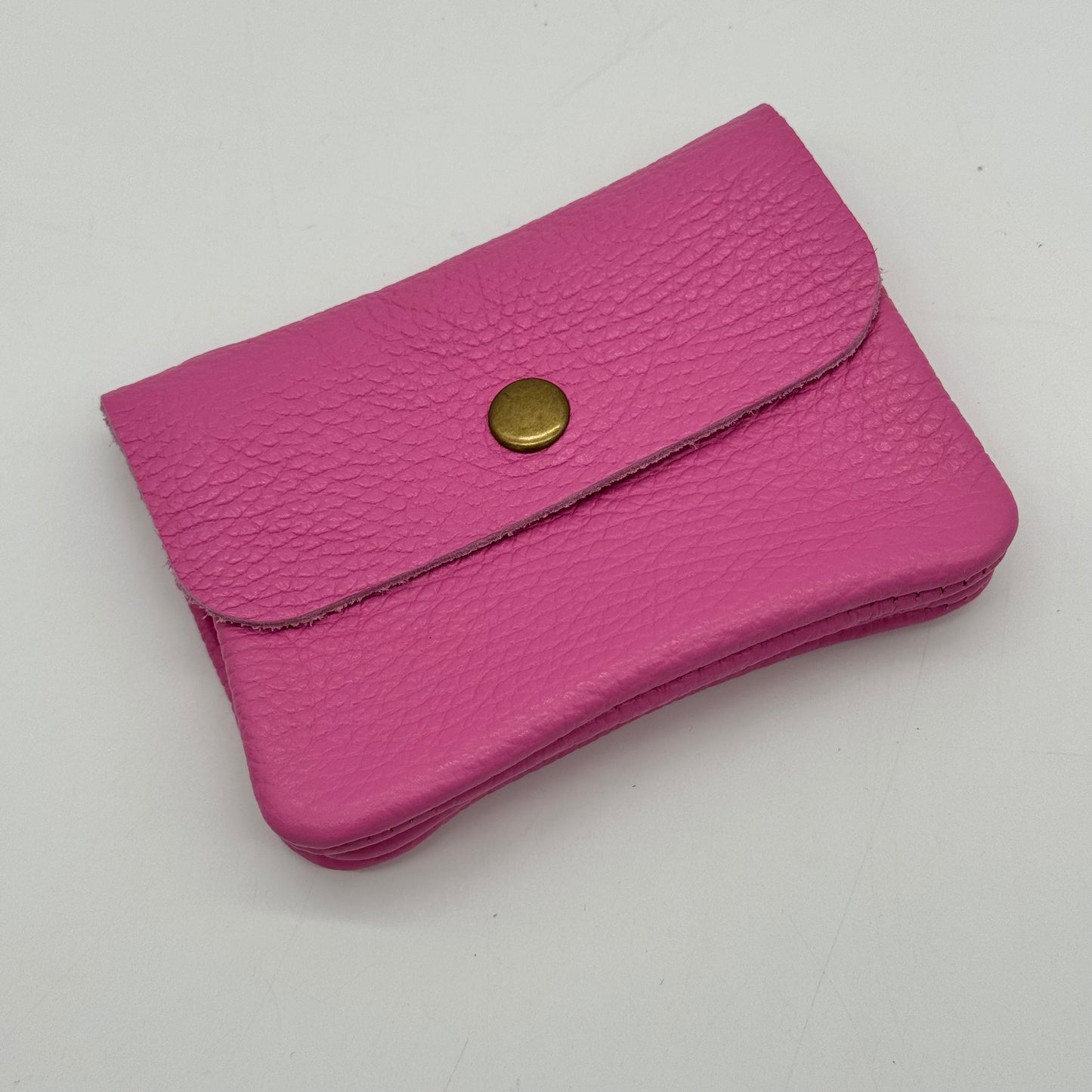 Leather Mini Popper Purse