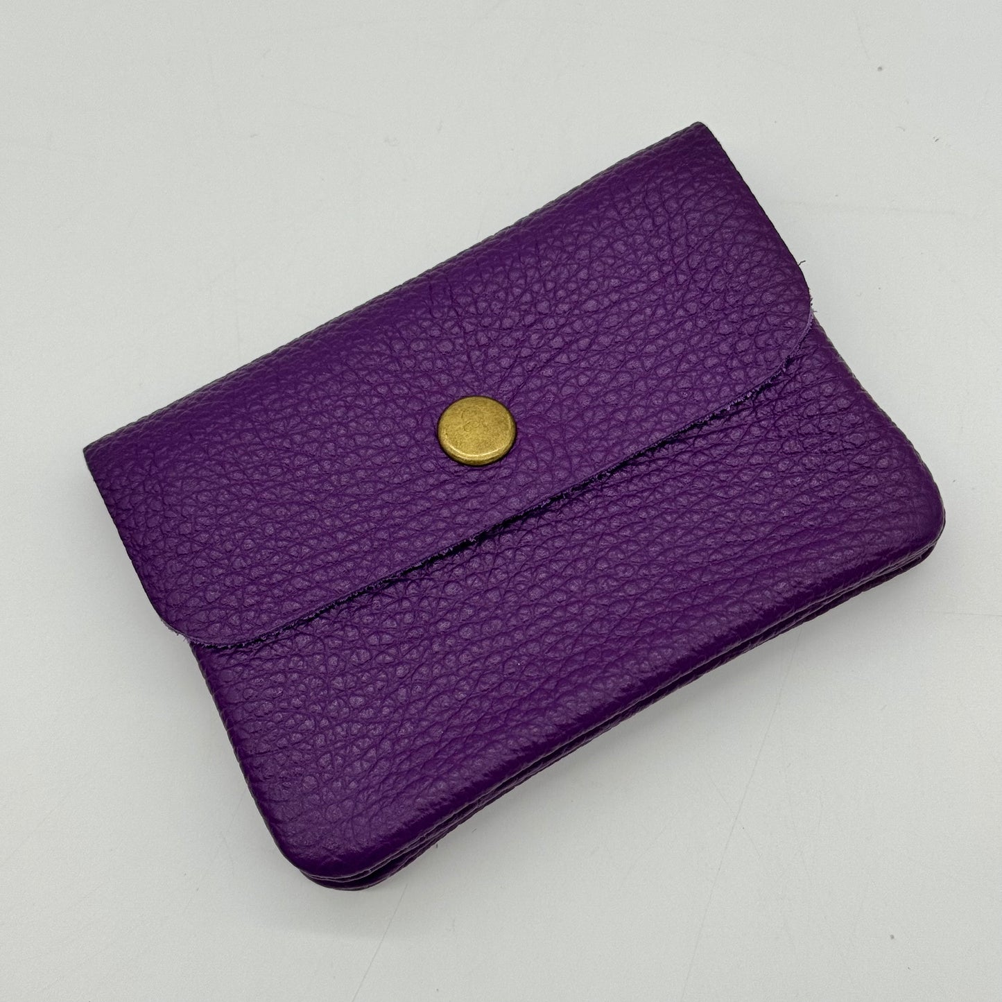 Leather Mini Popper Purse