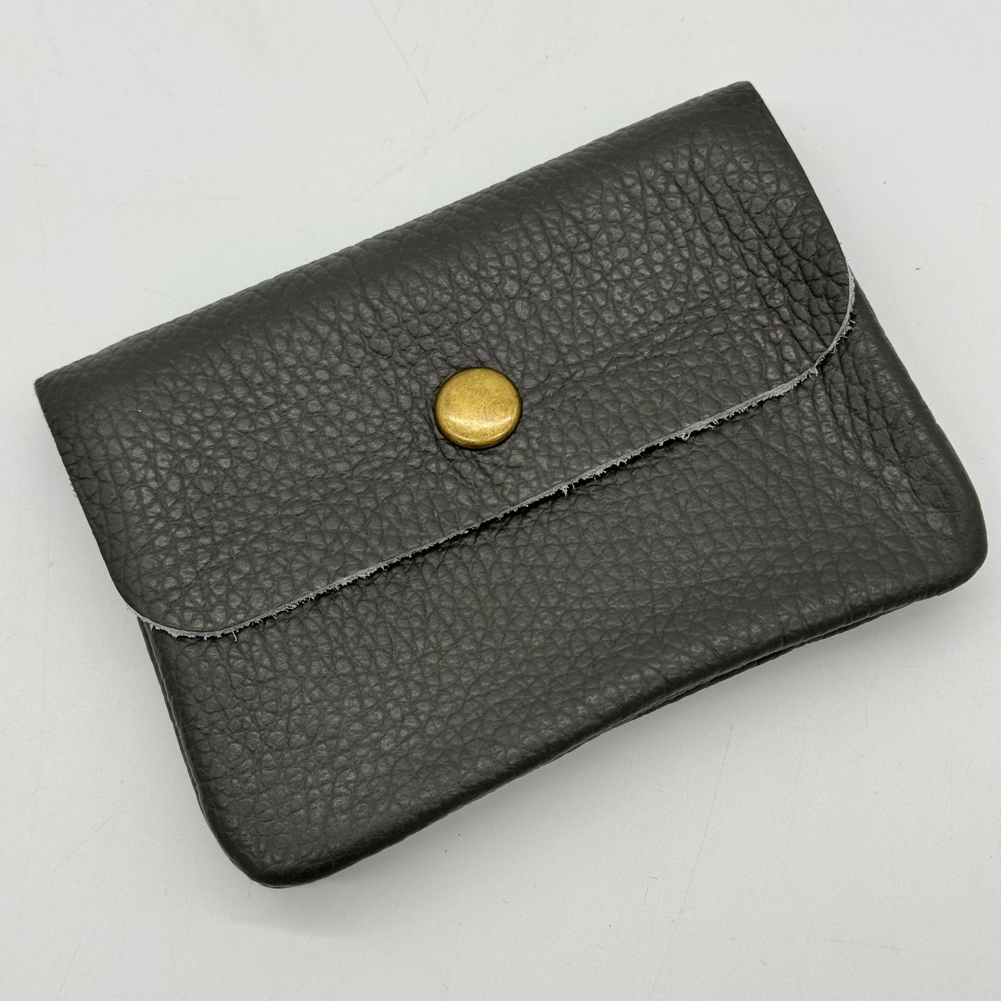 Leather Mini Popper Purse