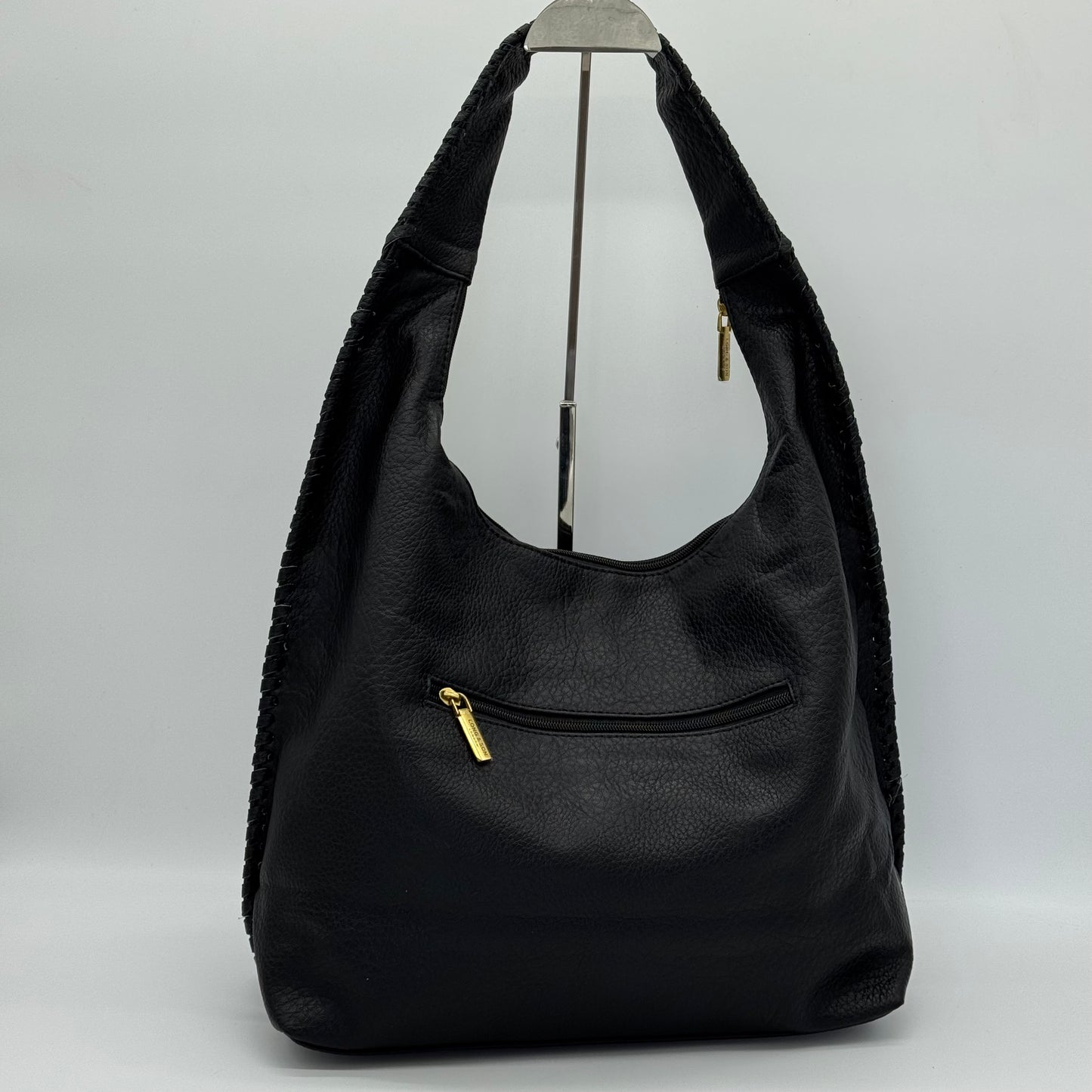 Faux Leather Hobo Shoulder Bag