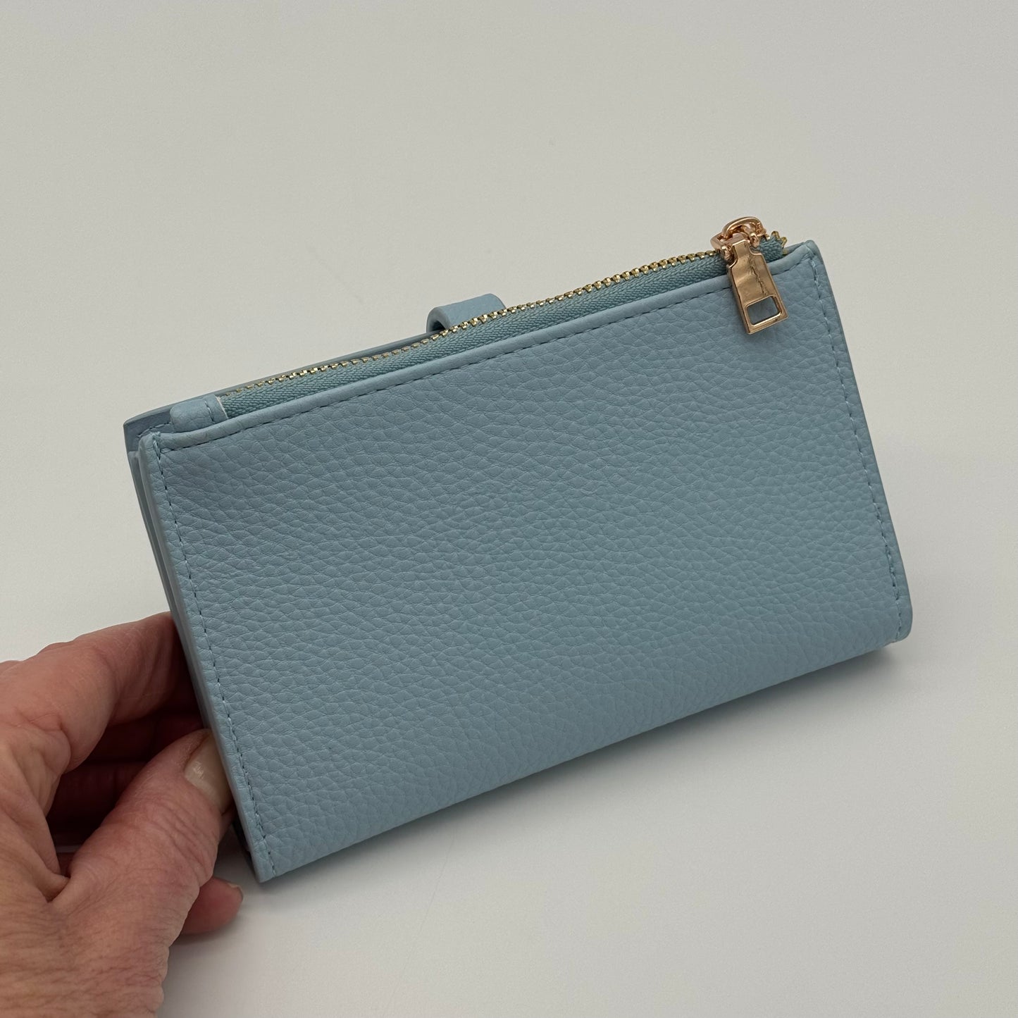 Boxed Faux Leather Purse
