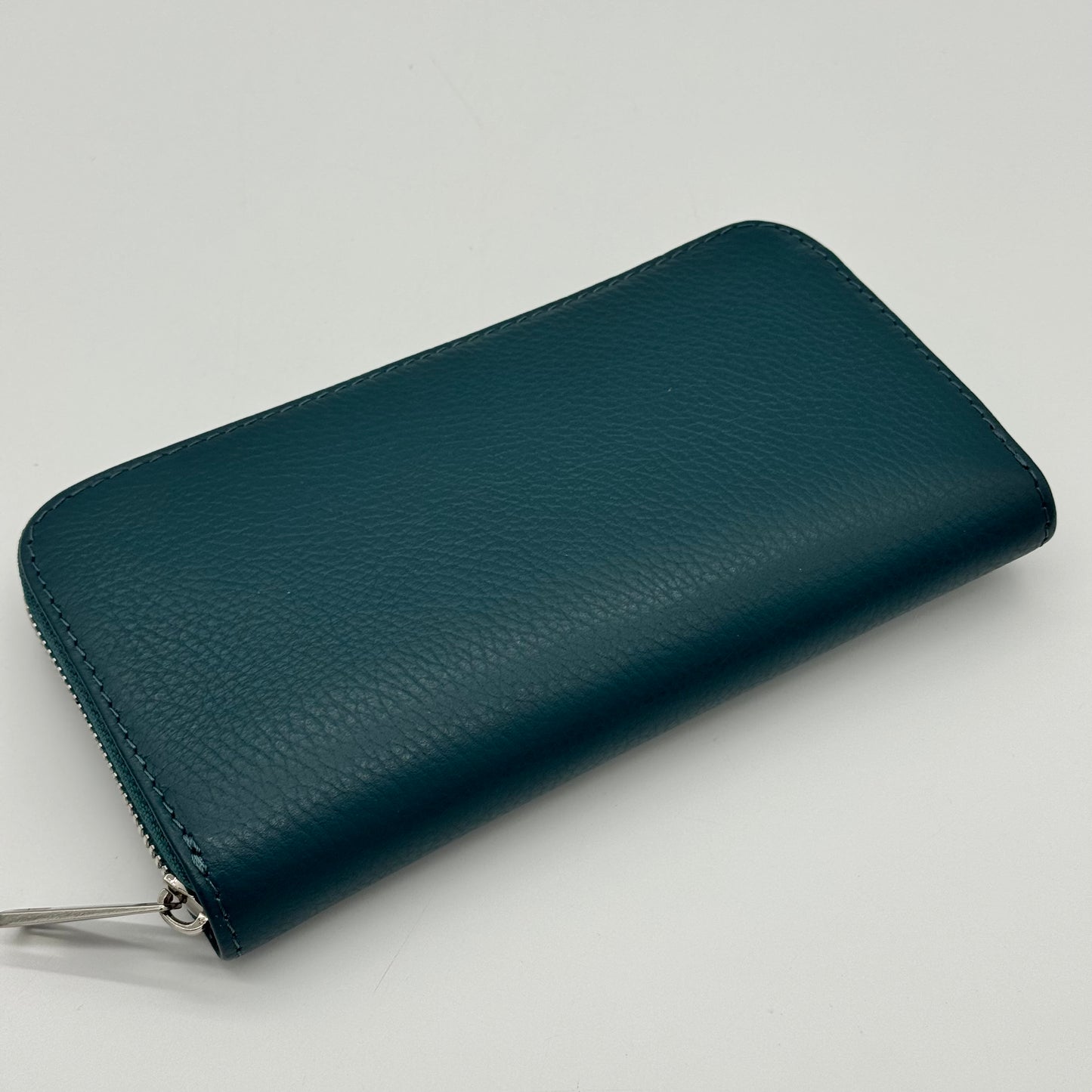 Leather Zipped Long Purse