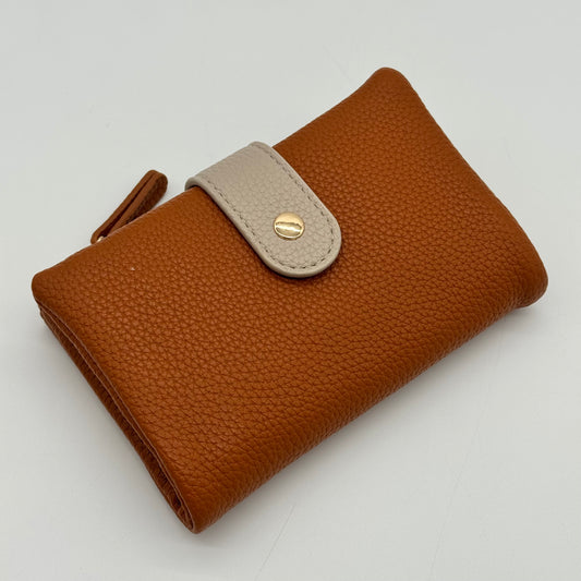 Faux Leather Two Tone Purse