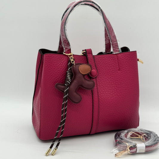 Faux Leather Grab Bag