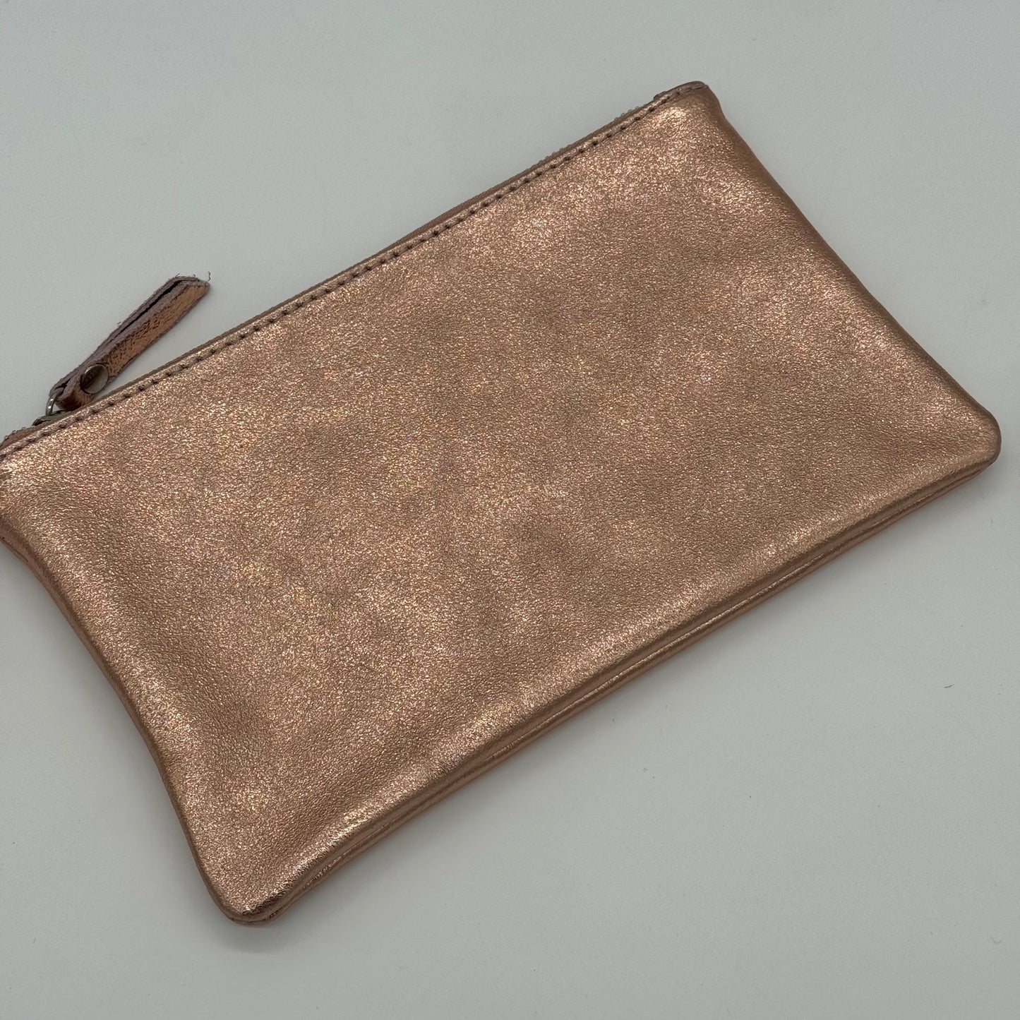 Leather Accessory Zipped Pouch