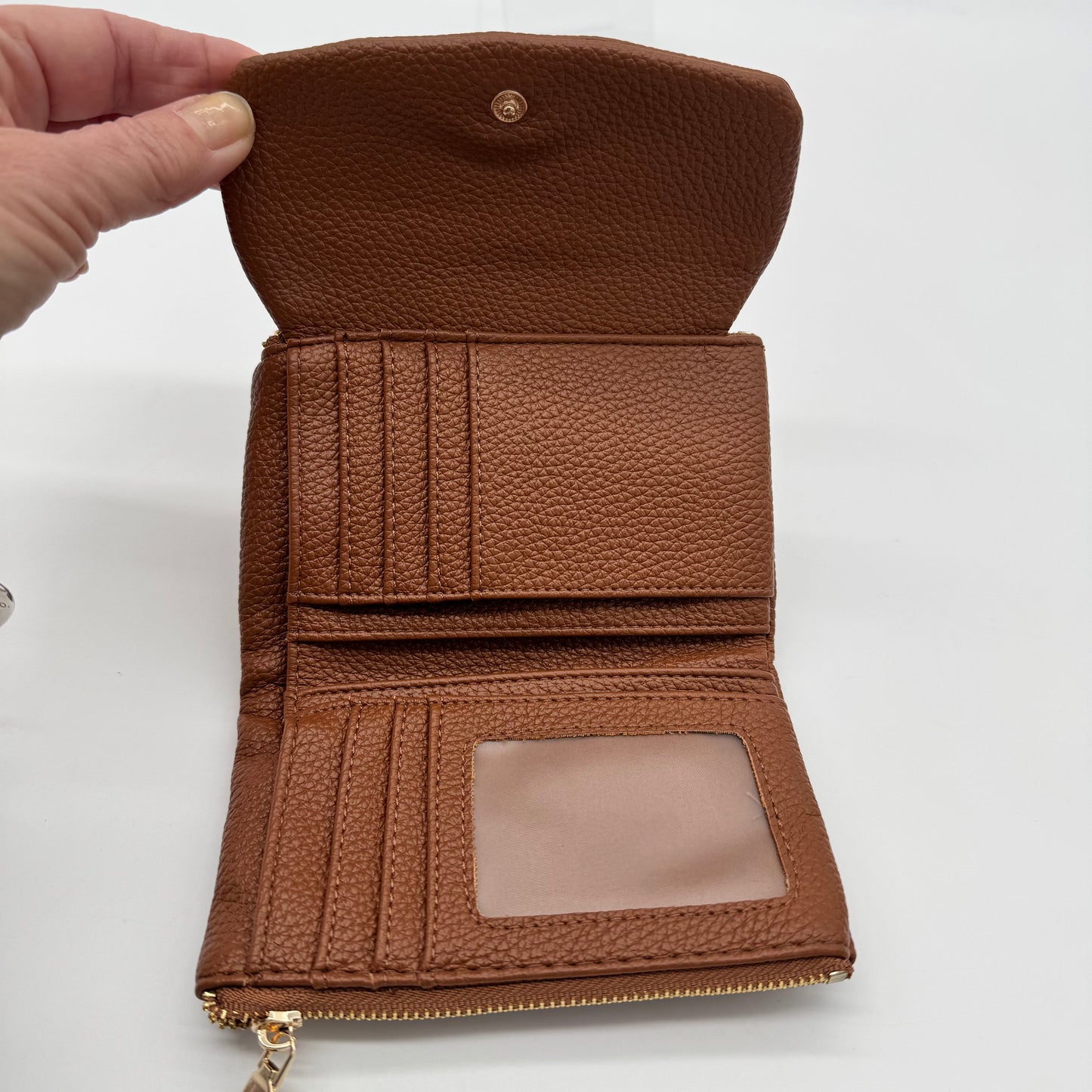 Faux Leather Bifold Purse Gift Boxed