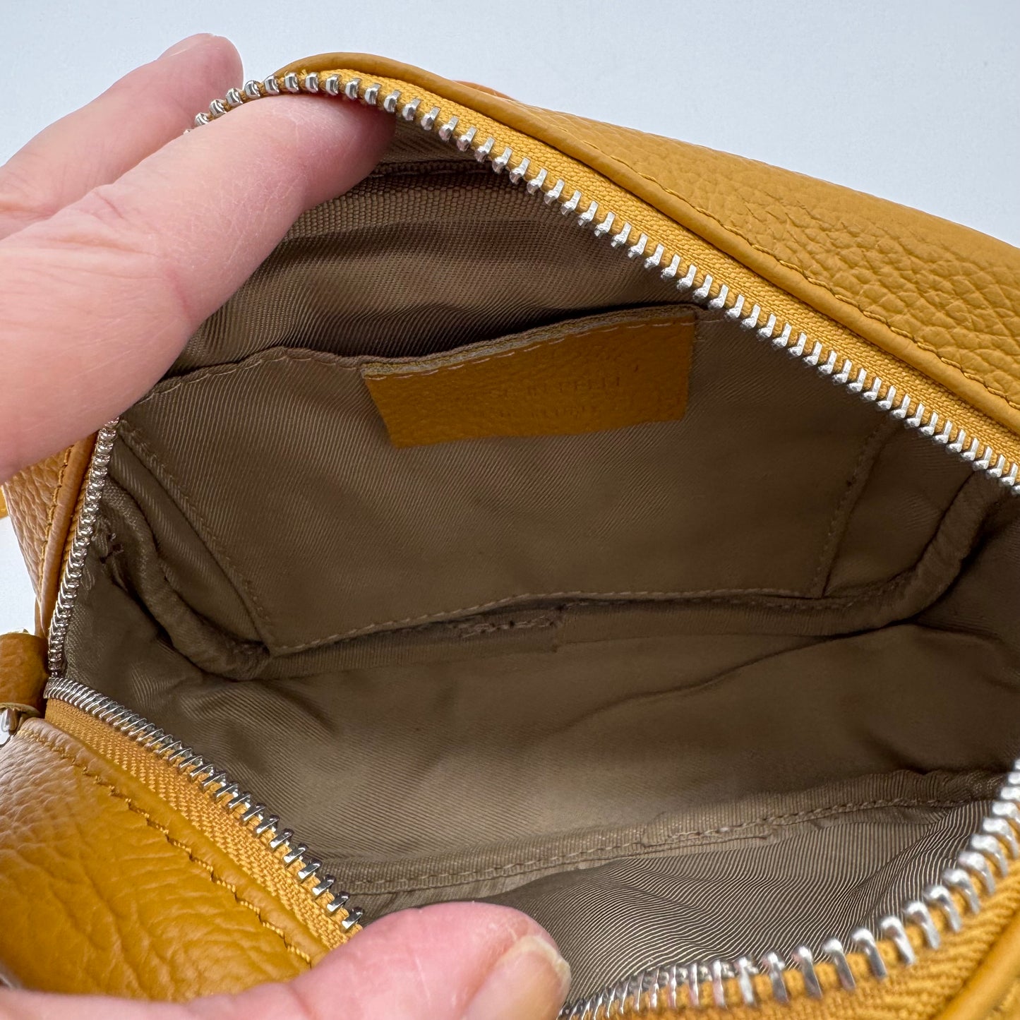 Leather Quilted Crossbody Bag