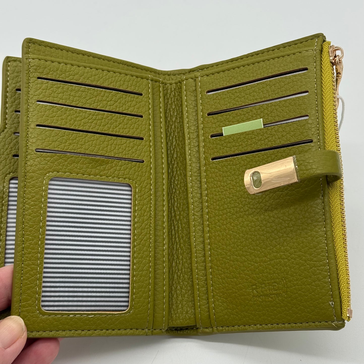 Faux Leather RFID Bifold Purse