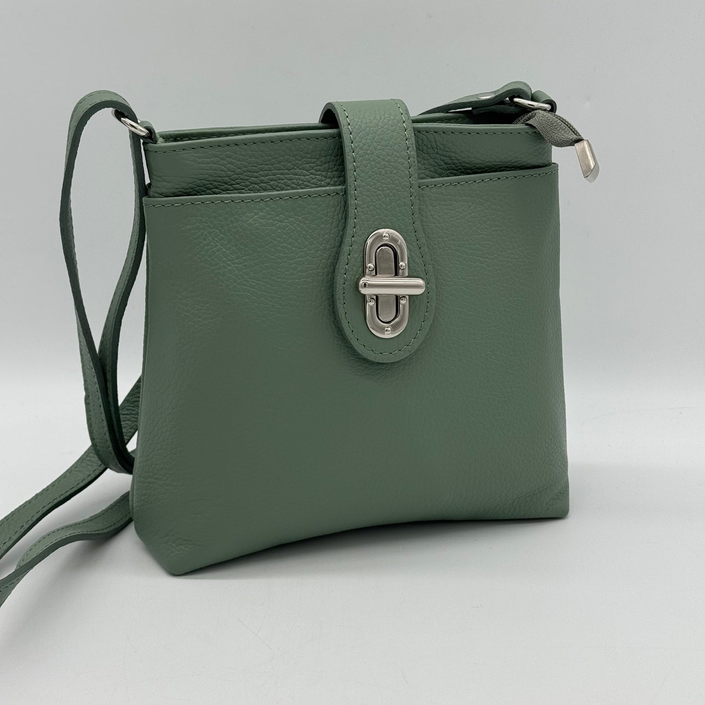 Leather Small Messenger Crossbody Bag