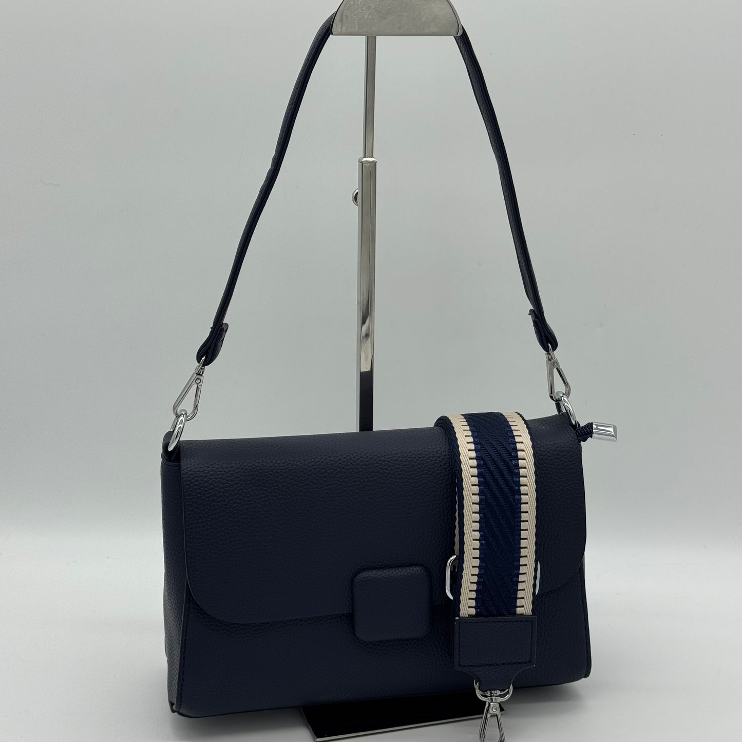 Faux Leather Crossbody Shoulder Bag