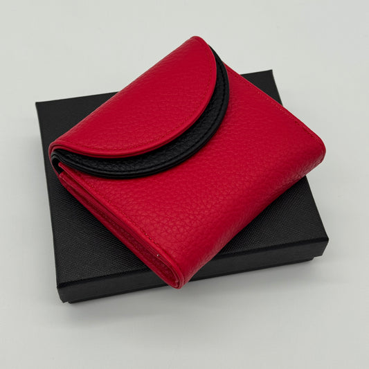 Faux Leather Two Tone Purse Gift Boxed