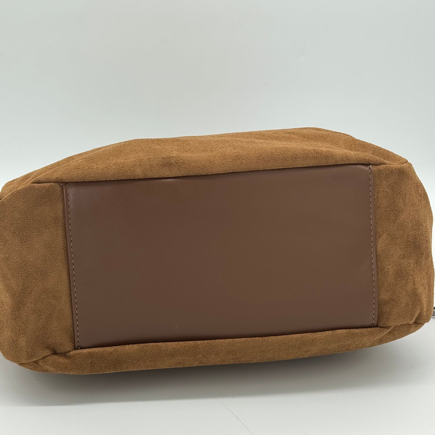 Faux Suede Shoulder Bag