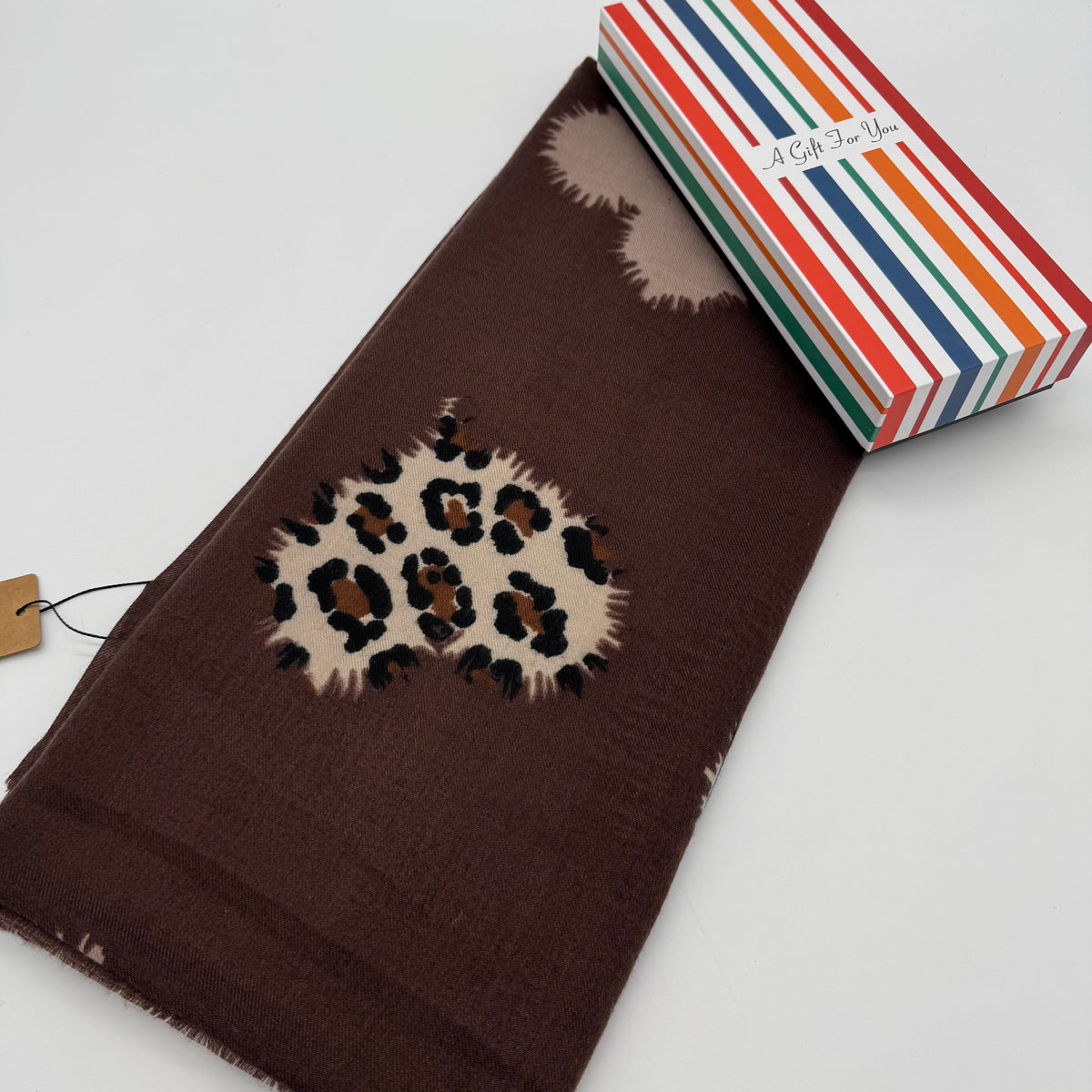 Heart Print Scarf