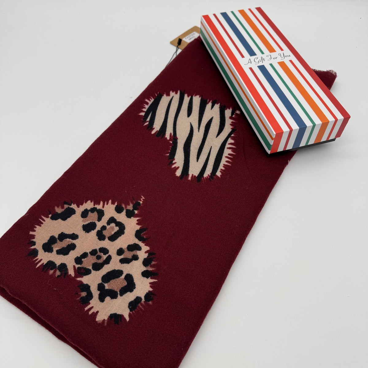 Heart Print Scarf