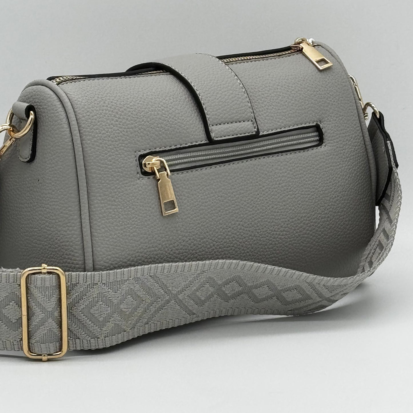 Faux Leather Crossbody Bag
