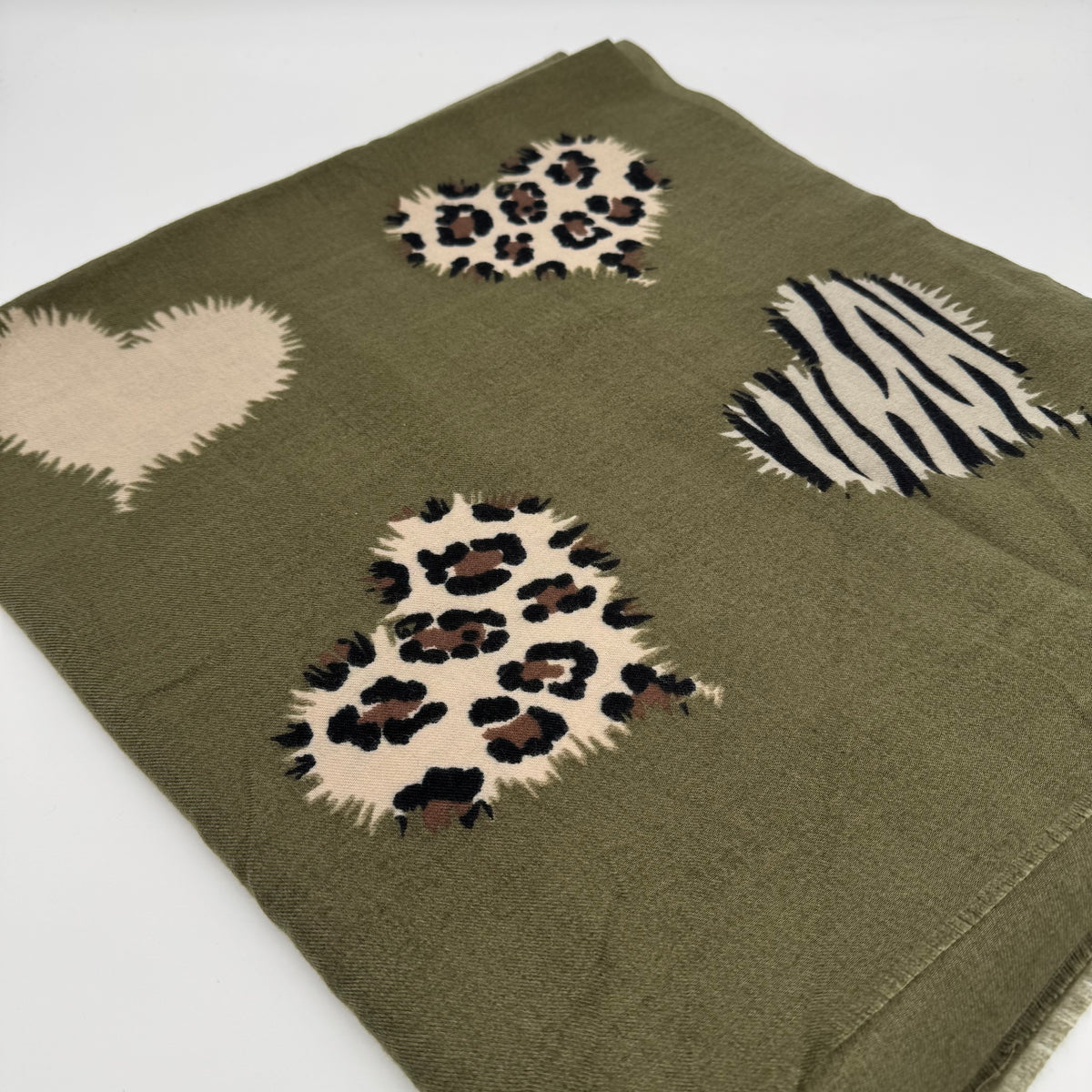 Heart Print Scarf