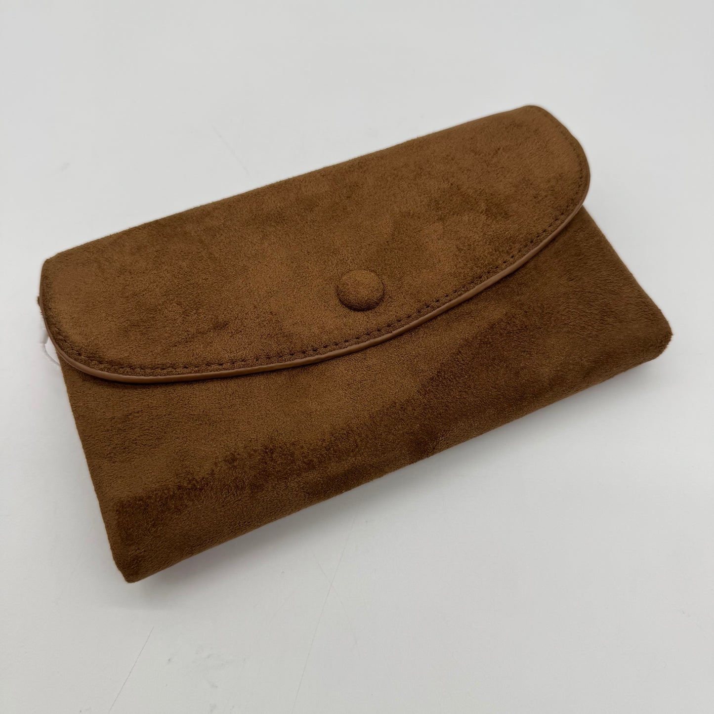 Faux Suede RFID Long Purse