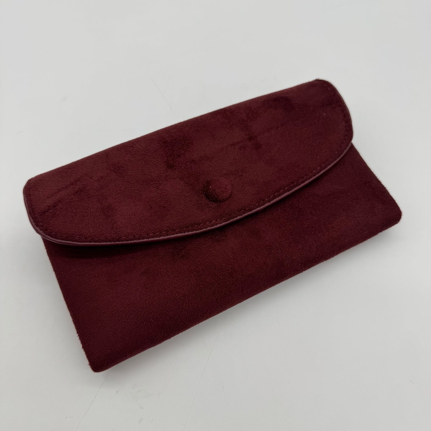 Faux Suede RFID Long Purse