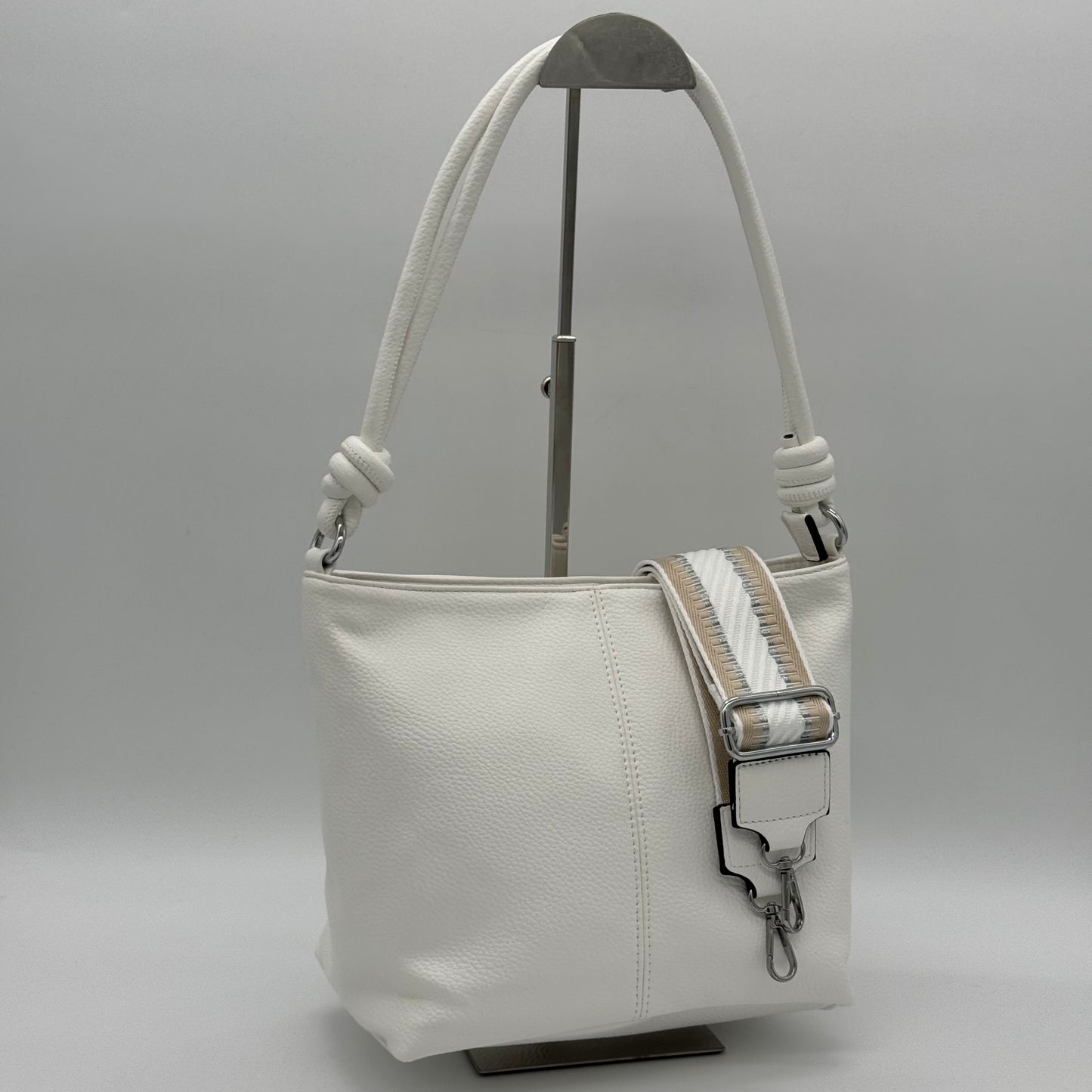 Faux Leather Knot Crossbody Bag