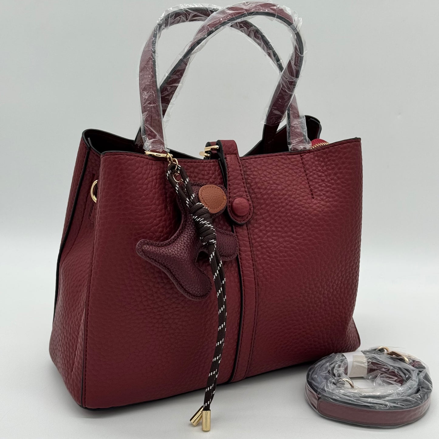 Faux Leather Grab Bag