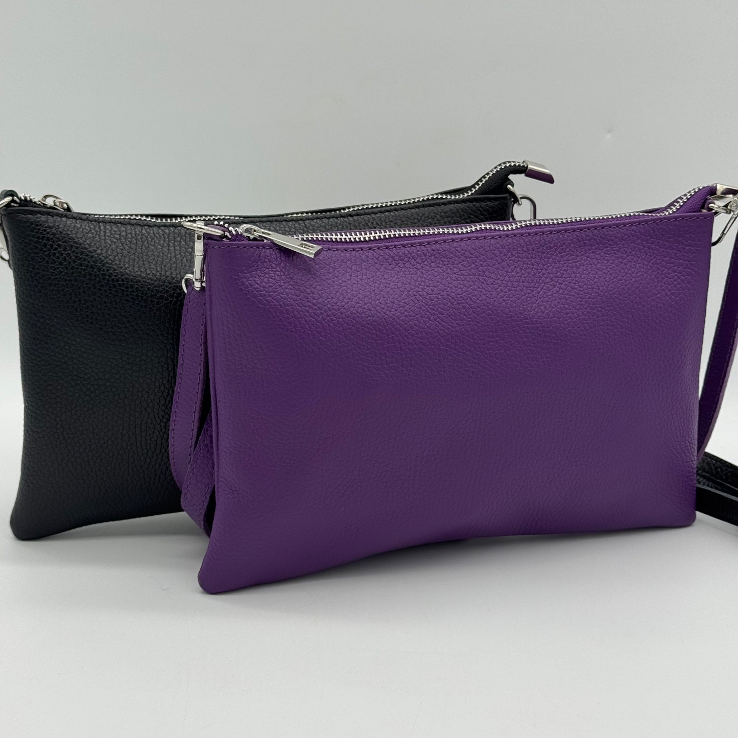 Leather Slim Crossbody Bag