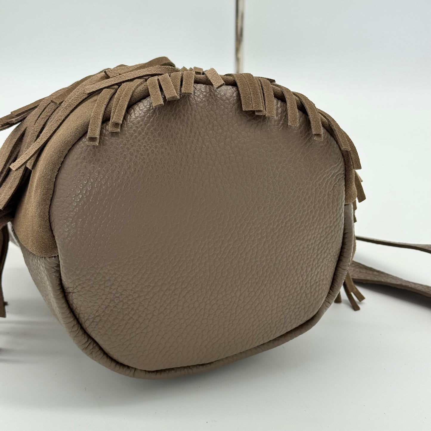 Suede Fringing Crossbody Bag