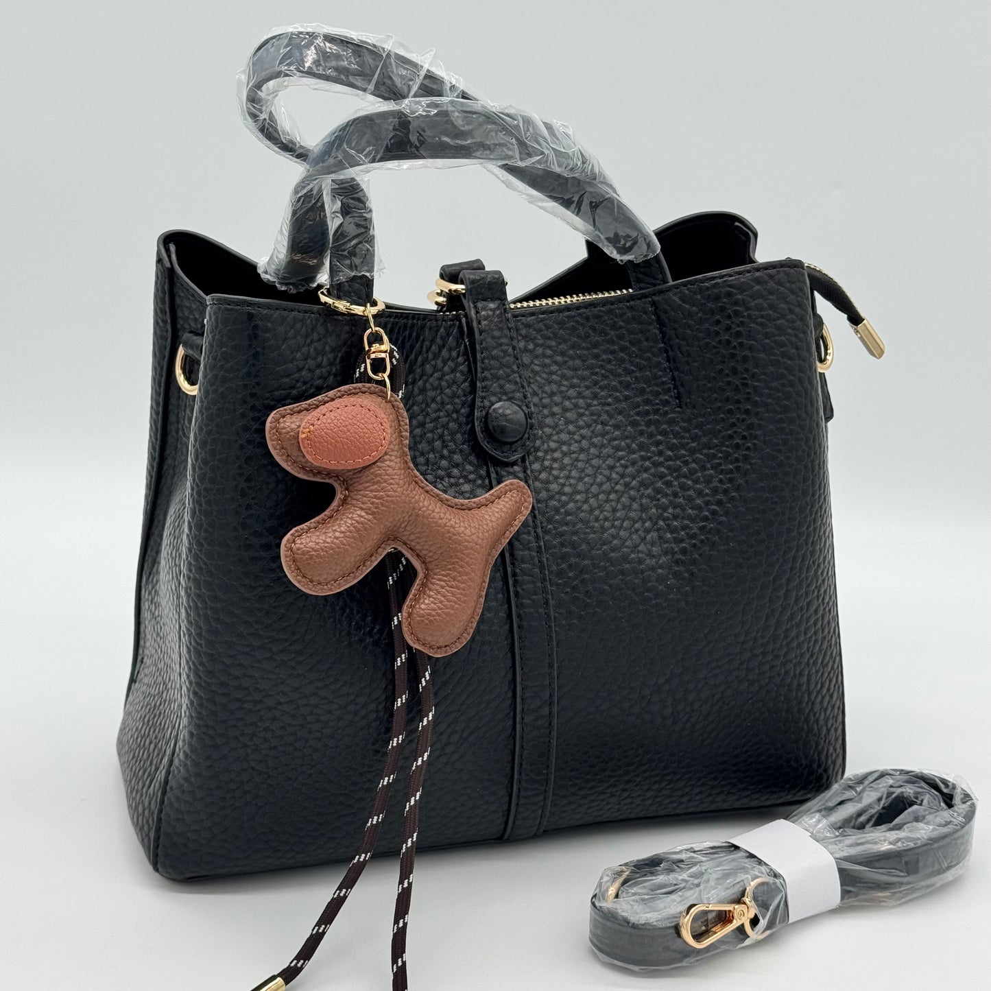 Faux Leather Grab Bag