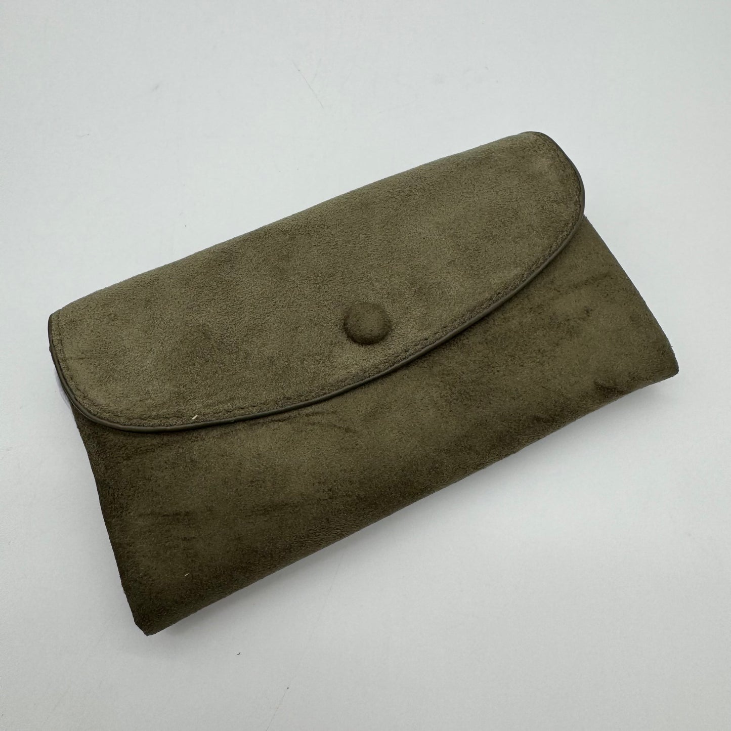 Faux Suede RFID Long Purse