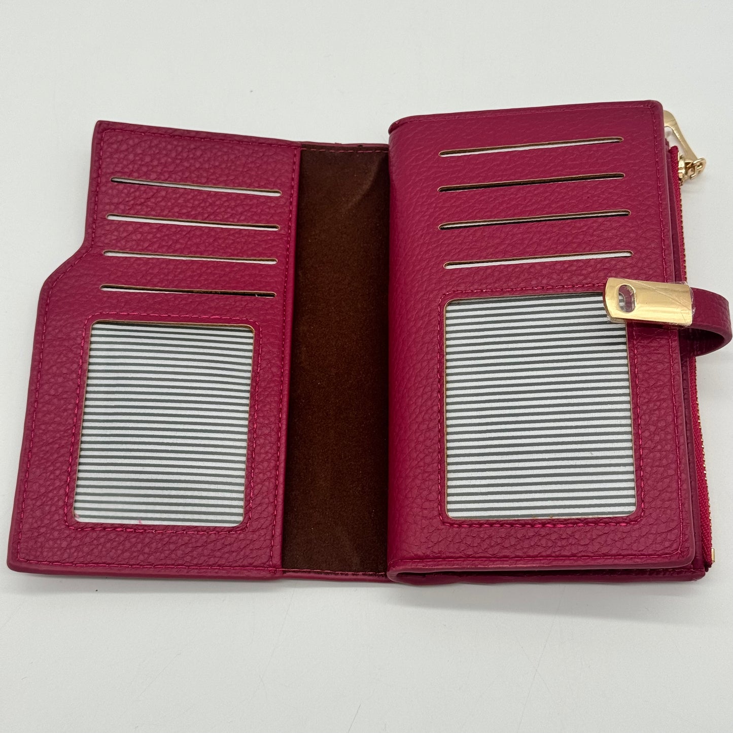 Faux Leather RFID Bifold Purse