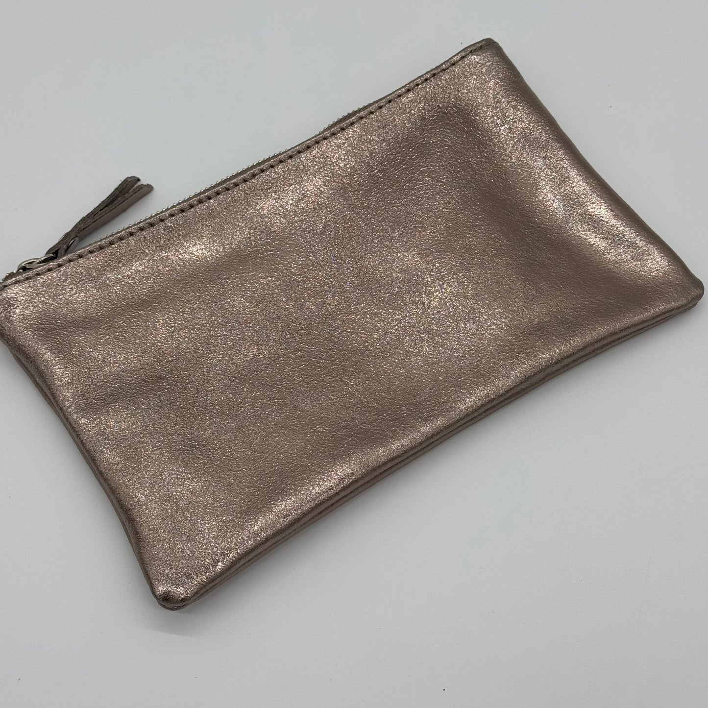 Leather Accessory Zipped Pouch