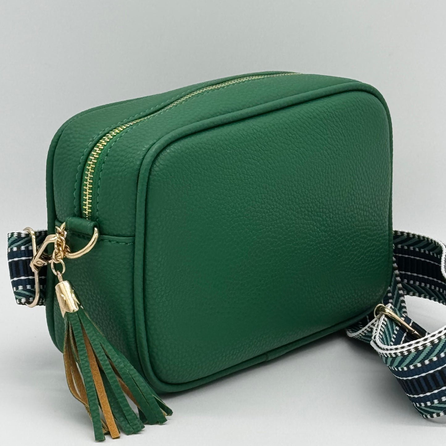 Faux Leather Crossbody Bag