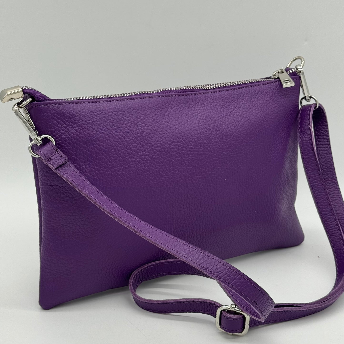 Leather Slim Crossbody Bag