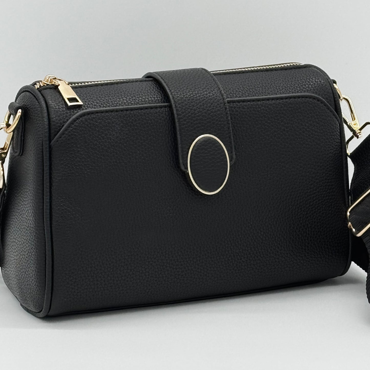 Faux Leather Crossbody Bag