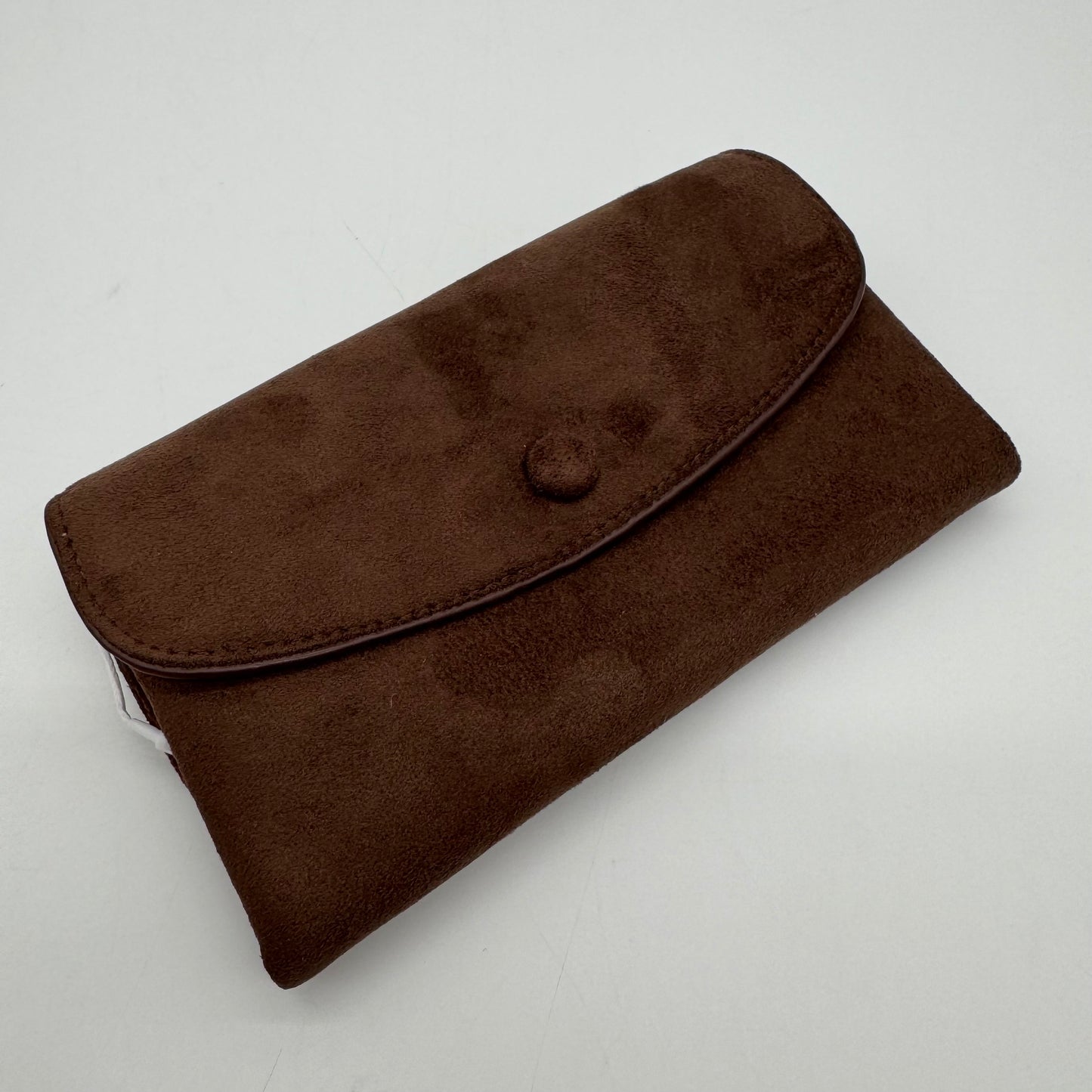 Faux Suede RFID Long Purse