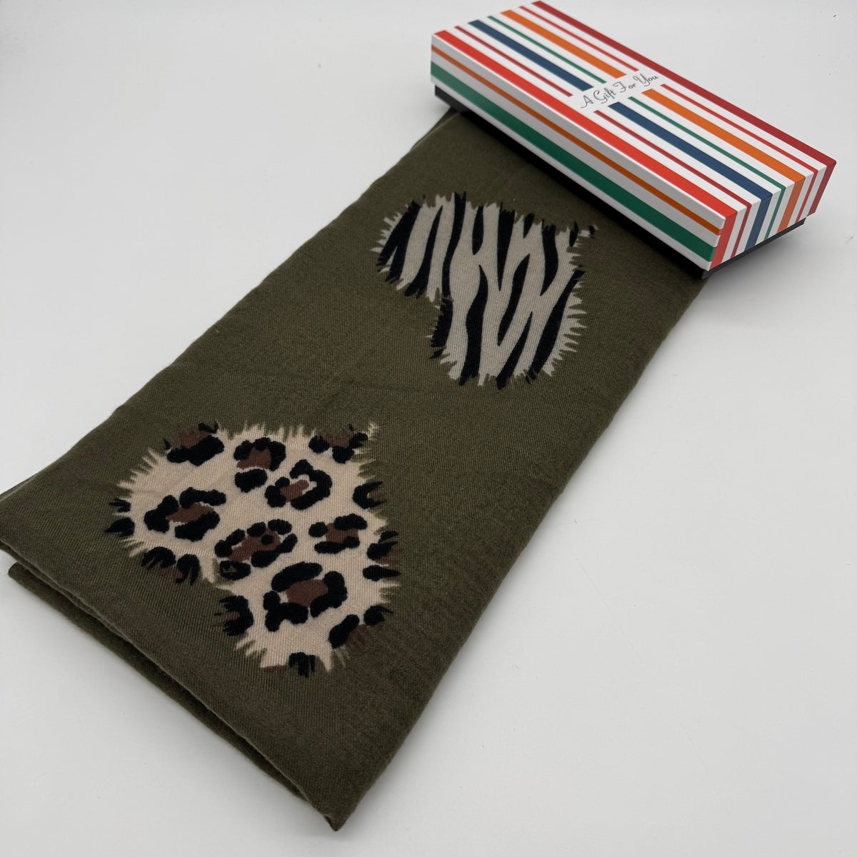 Heart Print Scarf