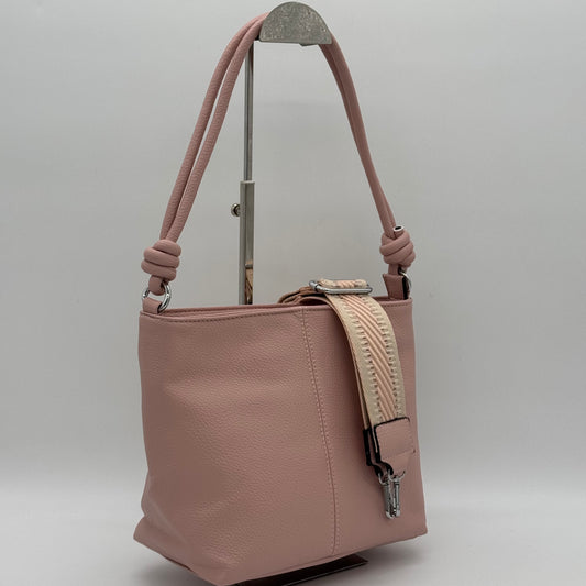 Faux Leather Knot Crossbody Bag